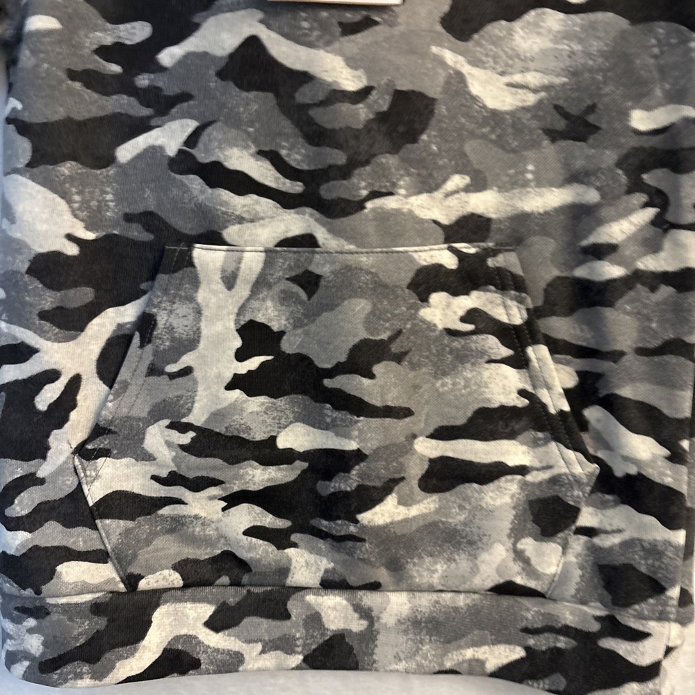 North Face Fleece Hoodie, Youth, Camouflage Print - Picture 9 of 12
